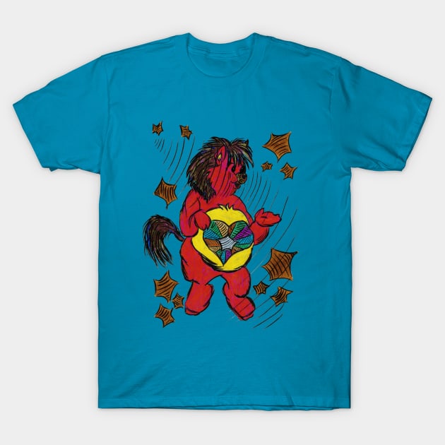 Care Bears & Cousins Noble Heart Horse Weathered T-Shirt by Maries Papier Bleu